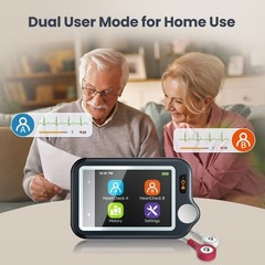 ECG EKG Monitor Heart Monitor with free AI ECG Analysis 30s/60s/5min Recording