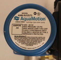 Aquamotion AMH1K-6UVZT1 – For Tankless Water Heaters Without Built-In Pump
