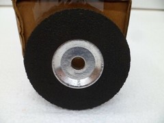 FLEXON FLEXOVIT A0034 GRINDING WHEEL TYPE 27 3″ DIA x 1/4″x 3/8″ LOT OF 20 NOS