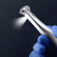 Dental 1:5 LED Fiber Optic Contra Angle Handpiece / 1:5 Cartridge Rotor Canister