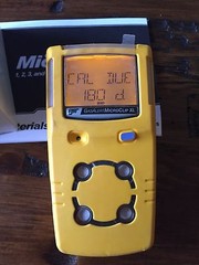 Multigas H2S,LEL,CO,O2 Microclip XL BW Technologies Calibrated, New Oxygen