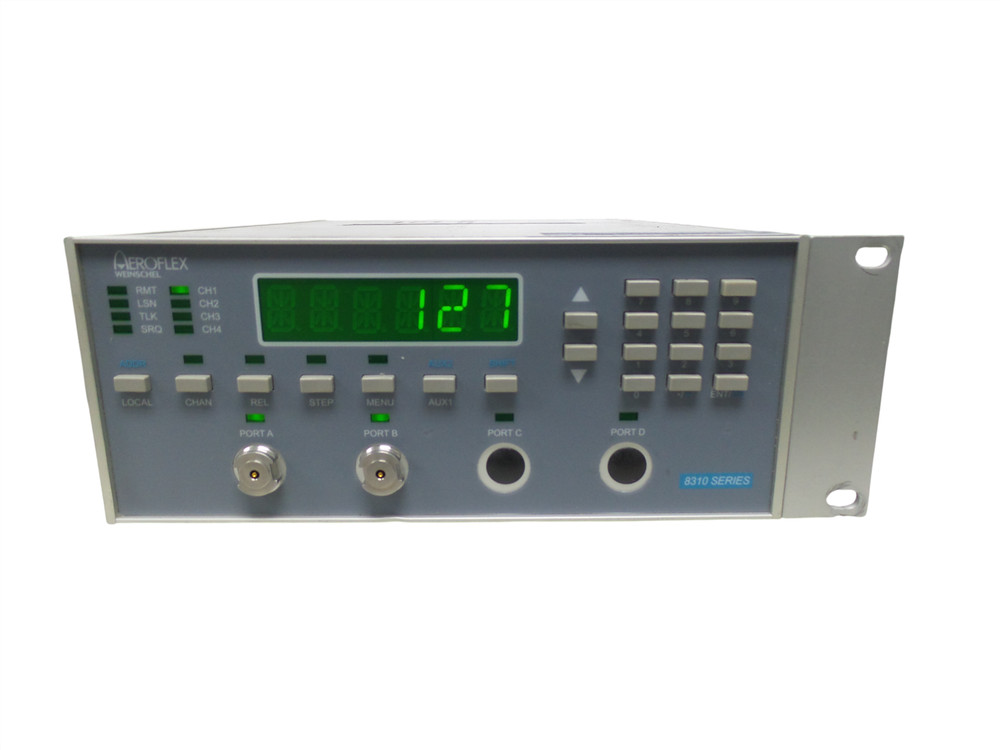 Aeroflex / Weinschel 8310-35-F Programmable Attenuator 1-Ch 2GHz 127dB/1dB