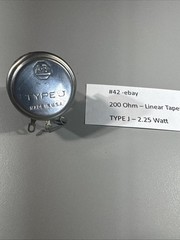 NOS Allen-Bradley TYPE J 200 Ohm Linear Taper Potentiometer USA #42