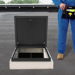 Roof Access Hatch Square Skylight Security Door for Residential Commercial Build