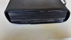 Office Depot Brand Expanding Poly 26-Pocket File, Letter Size, Black