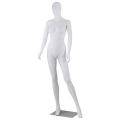 70” PP Female Mannequin Full Body with Metal Base and Adjustable Head Arms Legs