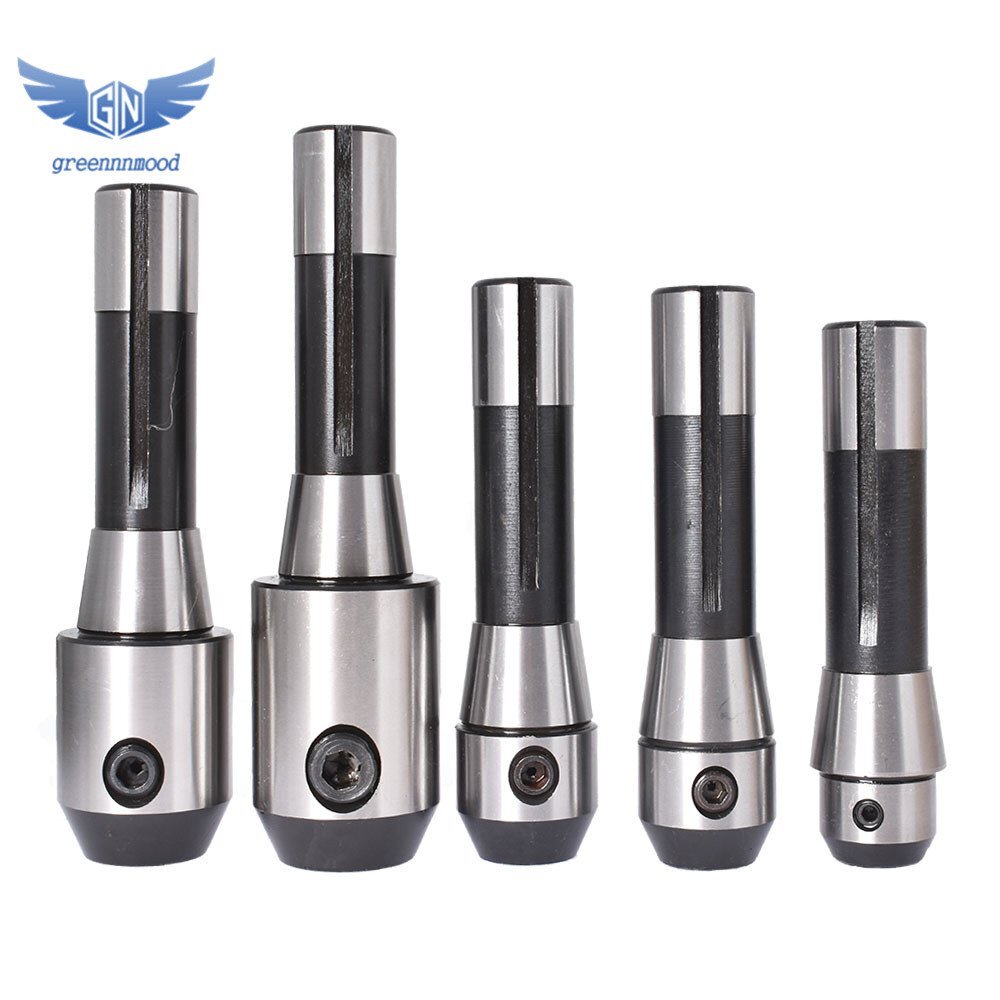5 PC R8 END MILL HOLDER SET 1/4″ 3/8″ 1/2″ 5/8″ 3/4″ ADAPTER FOR BRIDGEPORT KIT
