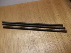 (Qty.3) 3/8-16 X 12″ All Thread Fully Threaded Rod Plain Carbon Steel 1′ USA