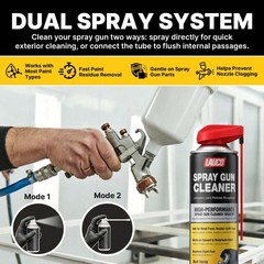 LAUCO Spray Gun Cleaner 14 oz, Pack of 6, High-Performance Paint Gun Cleaner