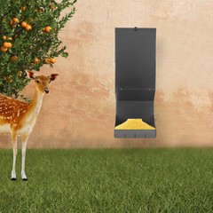 Hanging Deer Feeder Automatic Feed Dispenser With Waterproof Lid For Wildlife