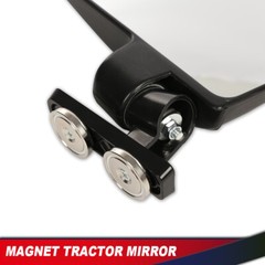 Pair 228lb Rated Magnetic Mirror Tractor View Mirrors For Kubota John Deere 2PCS