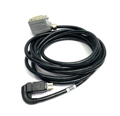 Atlas Copco 4222 1841 02 Power Cable US 250V 5m w/ Harting 19300061540 Hood