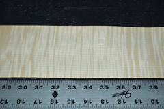 Curly Maple Raw Wood Veneer Sheet 4 x 45 inches 1/42nd 4669-71