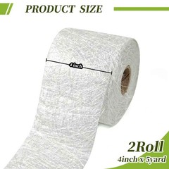 Fiberglass Chopped Strand Mat 5 Yards 4 inch 2 Roll,Strong Glass Fiber for St…