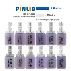 Dental Lithium Disilicate Blocks C14/B40/A16 Glass Ceramic Sirona Cerec LT/MT/HT