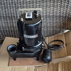 Everbilt ESE60W-HD 3/4 HP Submersible Sewage Pump Float 110 GPM 115V 2″