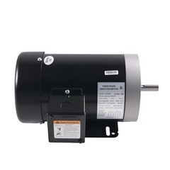 2 HP Electric Motor 3 Phase 56C Frame 1800 RPM TEFC 230 / 460 Volt 5/8″ Shaft