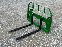 42″ Long Compact Tractor Loader Pallet Forks Fits John Deere 200 300 400 Loaders