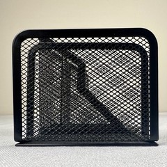 Rolodex Black Wire Mesh Multipurpose Desk Organizer 4 Compartment Contemporary