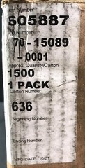 UPS Direct Thermal Fanfold Shipping Labels 1500 PC Sticker Zebra Compatible 4×8