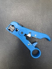 RG59 RG6 RG11 RG7 Coax Cable Stripper UTP Coaxial Cutting Wire Stripping Blue