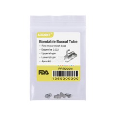Dental Orthodontic Buccal Tubes 1st Molar Edgewise.022 Bondable Non-Con AZDENT
