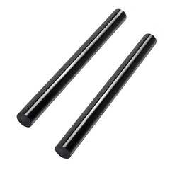 2 Pack round Acetal Copolymer Rods – 1 -Inch Diameter and 12-Inch Length Opaque