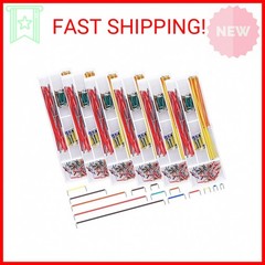 AUSTOR 840 Pieces Preformed Breadboard Jumper Wire Kit 14 Lengths Assorted Jumpe