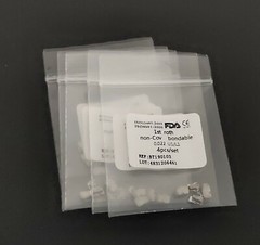 30Packs Dental Buccal Tube Roth Mbt 1st 2nd U1/L1 0.022 Non-Cov 4Pcs/pack