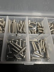 Assorted Small Stainless Steel Screws 120 PiecesHigh Quality