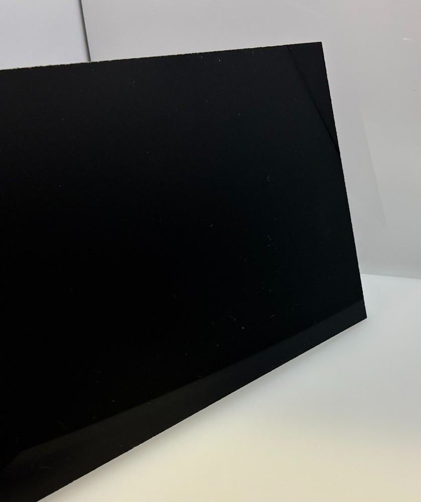 Acrylic Plexiglass Sheet – 1/4″ (6mm) Thick – Black – 24″ x 24″