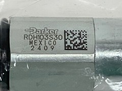 (1) PARKER Direct Acting Differential Area Relief Valve RDH103S30 New Sealed