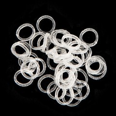 Close Teeth Gaps Orthodontic Intraoral Elastic Bands Latex-Free Made In USA