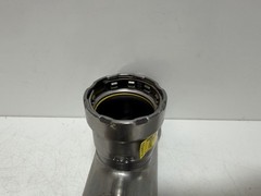 Viega 1-1/2″ x 1-1/2″ x 1″ MegaPressG #25371 Carbon Steel Tee P1 x P2 x P3
