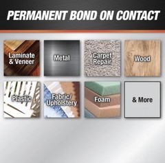 DAP Weldwood Original Contact Cement Tan 1 Gallon Heavy Duty Adhesive
