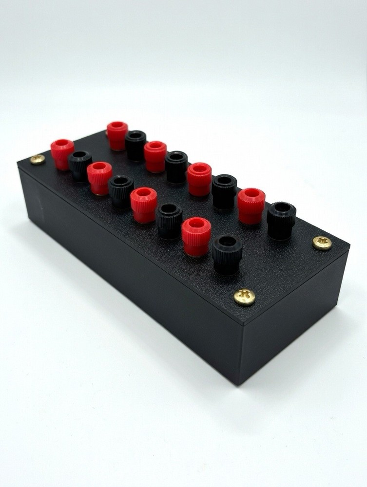 16 Port 4mm Banana Jack Test Box Lab Bench Power Distribution Block Electronics