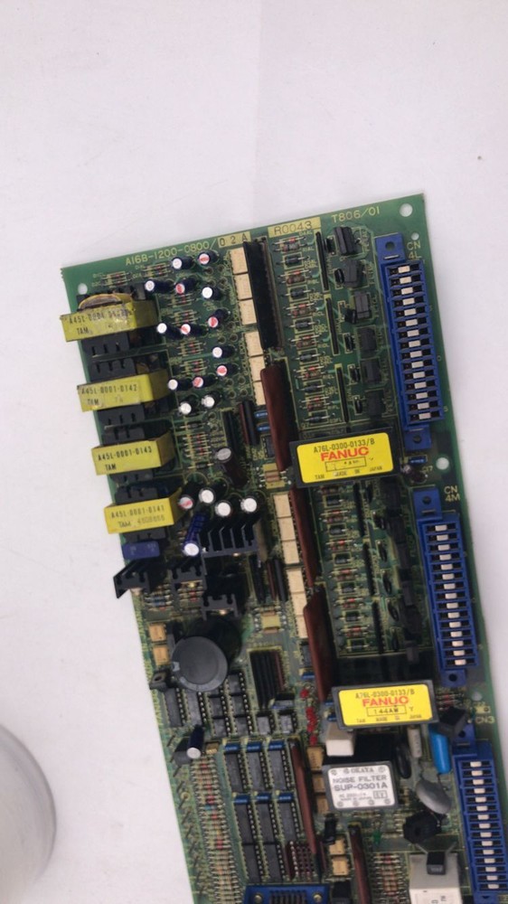 USED FANUC A16B-1200-0800 TWO AXIS SERVO AMPLIFIER PCB