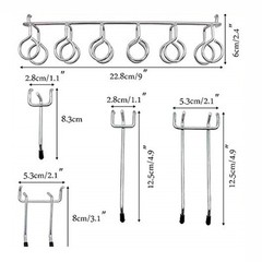 81pcs Pegboard Hangers Set Kit For Work Shop Storage Display Organization Garage