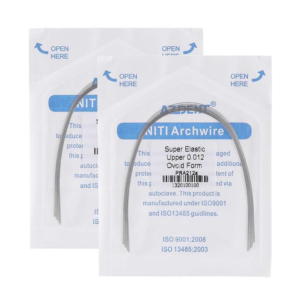 AZDENT Dental Orthodontic Brackets Braces /Supper Elastic Niti Arch Wires