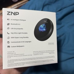 ZNP Obsidian Black Z01 Ai-Badge for Conversational Chat Hifi Sound