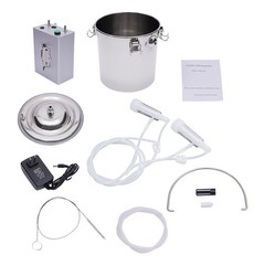 110V 5L Electric Sheep Goat Milking Machine Bucket Vacuum Impulse Pump Milker
