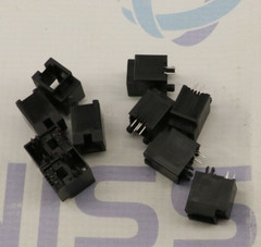 10PCS MOLEX MXF95003 95003 Vertical Modular Jack RJ-11 BLACK (LOT OF 10)