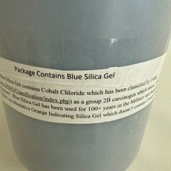 Blue Indicating Silica Gel Beads Moisture Absorbing Desiccant 1 Gallon