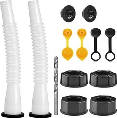 Gas Can Spout Replacement Kits, Nozzle with Seals for 1/2/5/10 Gallon Oil Cans