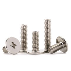 M2 M2.5 M3 M4 Phillips Ultra Thin Wafer Flat Head Screws Nickel Plated Bolts