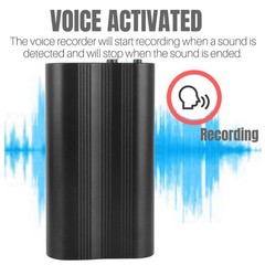 500 Hr 16GB Spy Digital Voice Activated Recorder Mini Audio Magnetic MP3 Player