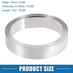 Single Pure Nickel Strip 99.6% Nickel 0.12x15mm 32.8ft Nickle Tabs Universal