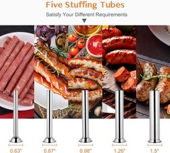 ROVSUN Electric Sausage Stuffer 10L Variable Speed Sausage Maker Stainless Steel
