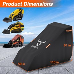 Mini Open Cab Skid Steer Cover for Kubota Bobcat Toro Dingo Ditch Vermeer New