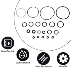 25 Kit 246355 Aftermarket Complete O-Ring Rebuild Kit For Graco Fusion AP Orings